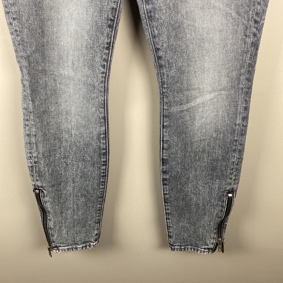 Mother The Swooner Ankle Zip In Static Size 25 - Picture 4 of 16